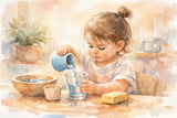 How to Teach Toddler Pouring at Home